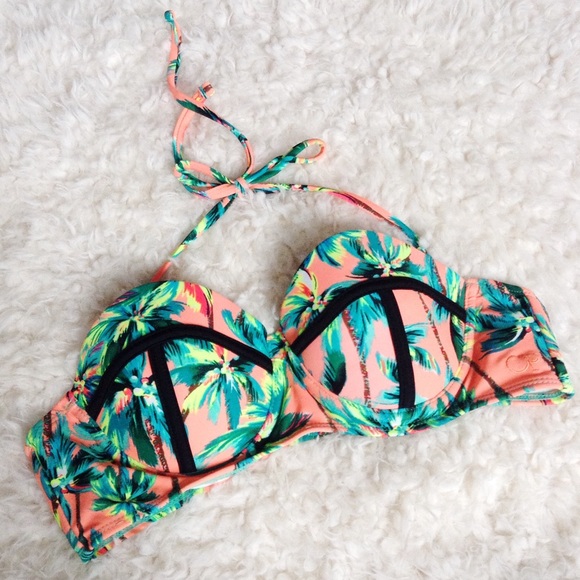 palm tree bikini top